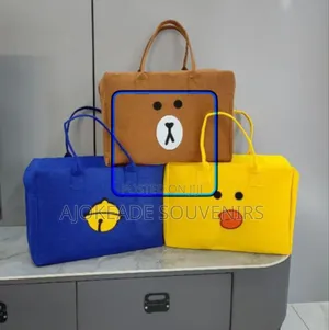 Photo - Felt Travel Bags With Cartoon Prints