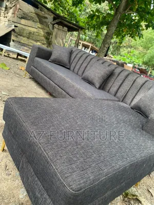 Standard L Shape Sofa With Pillows