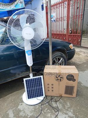 Silver Crest Solar Rechargeable Standing Fan
