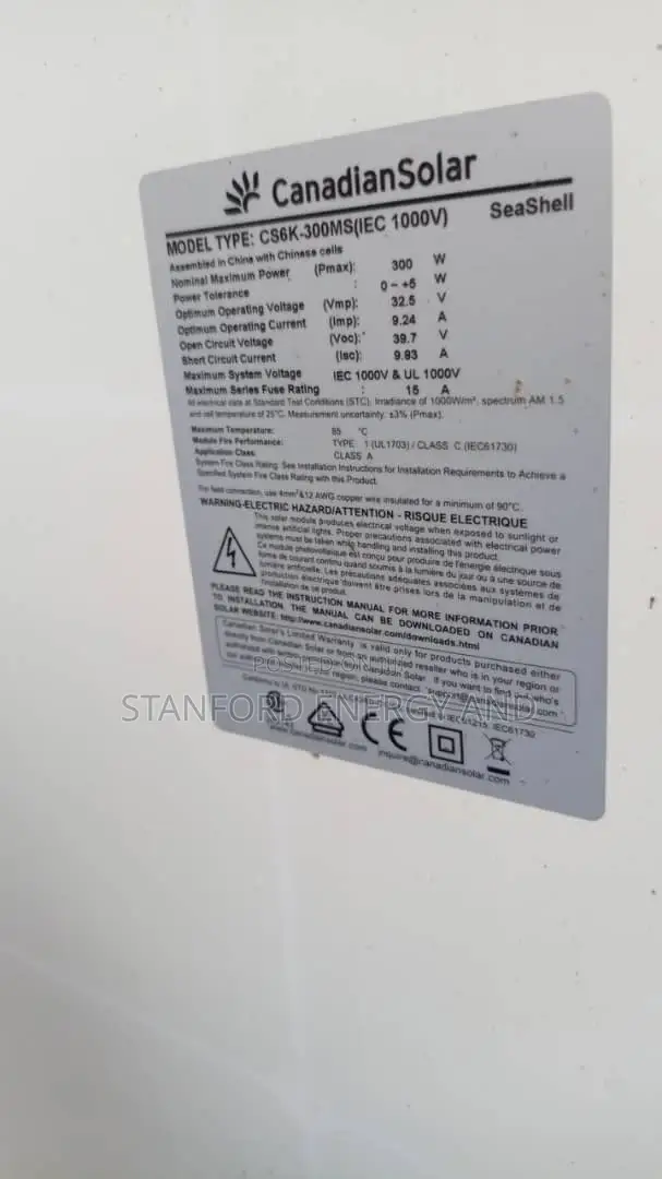 300watts Canadian Solar Panel