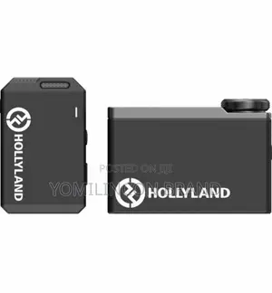 Hollyland LARK MAX Solo Wireless Microphone (2.4 Ghz, Black)