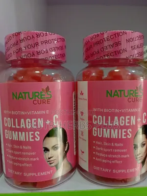Collagen +Vitamin C Gummies: For Strong Hair Skin and Nails