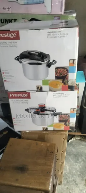 Prestige 10ltrs Stainless Steel Quick and Easy Pressure Pot With Steam