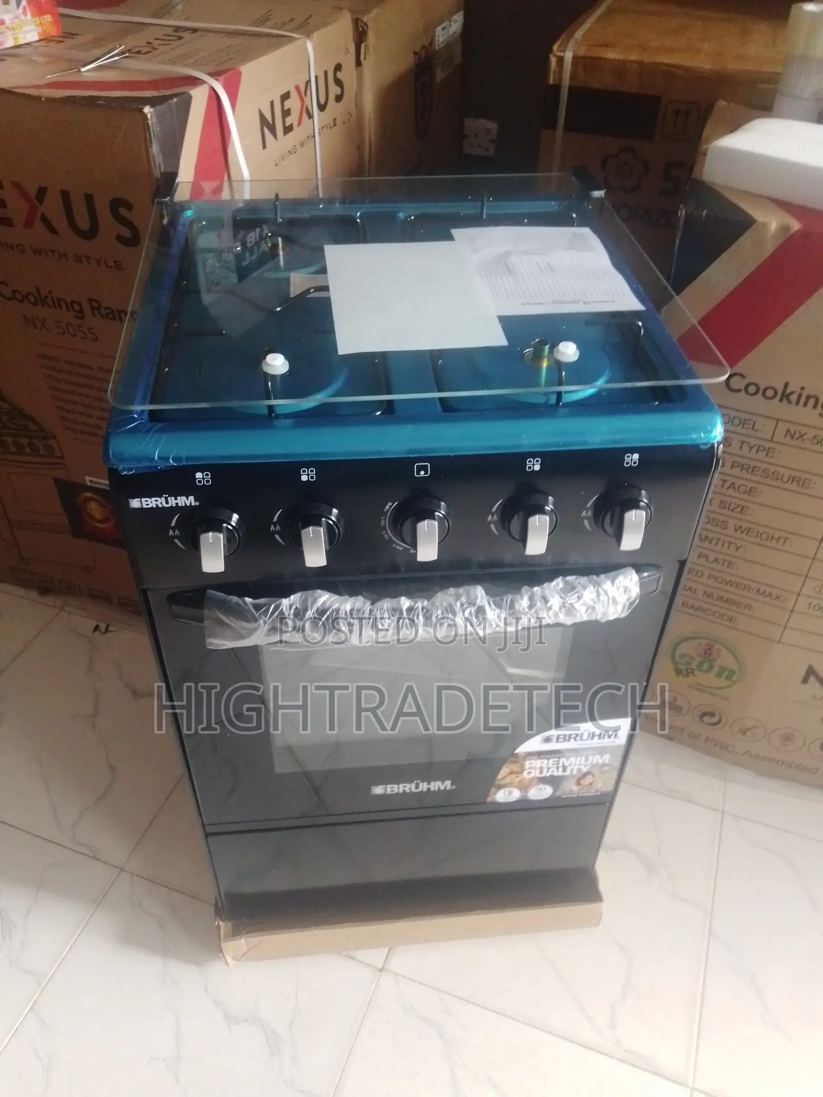 Improved Bruhm (Bgc5540ib) 4B Gas Cooker +Oven in Ogba Kitchen