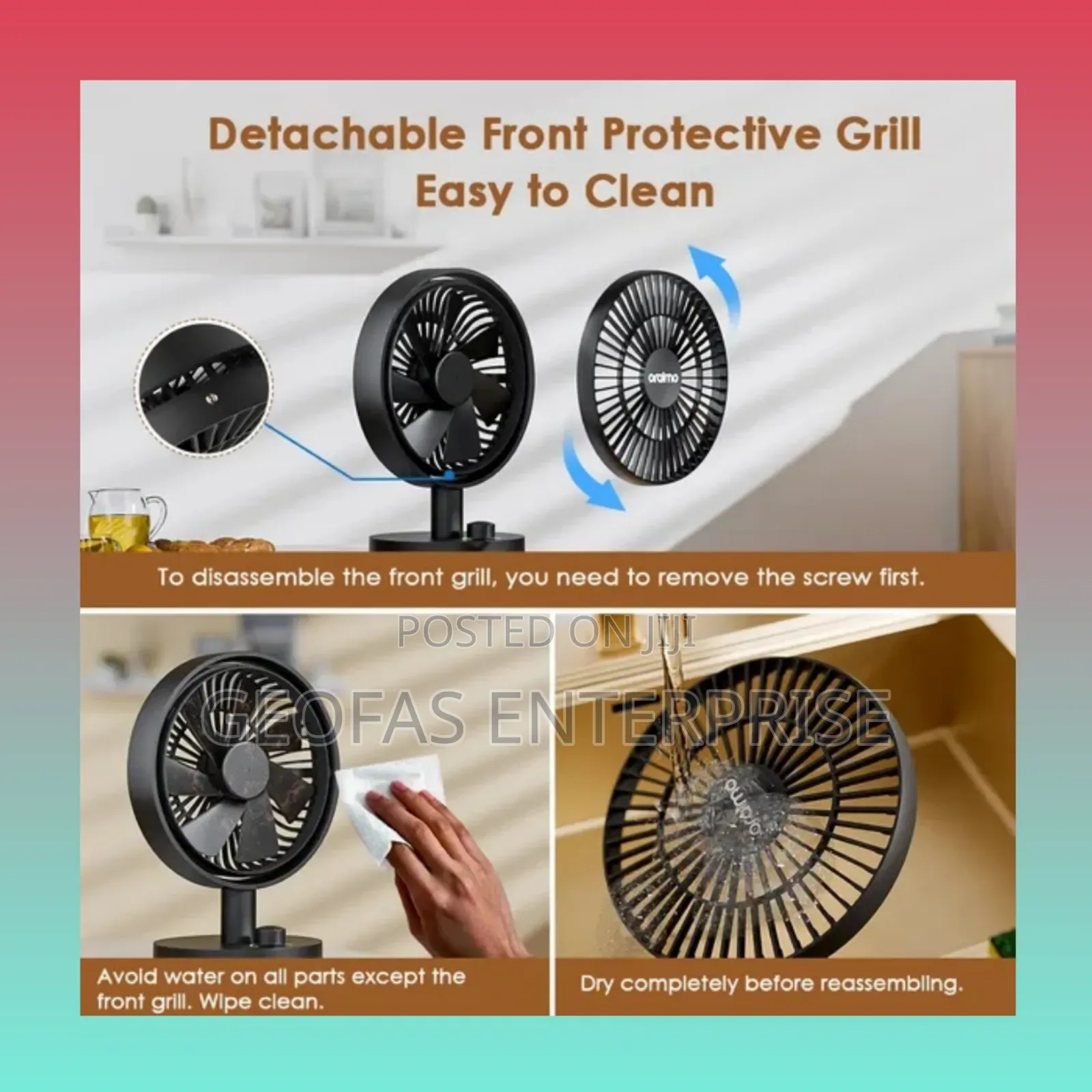Oraimo Smarttablefan 5W Table Fan