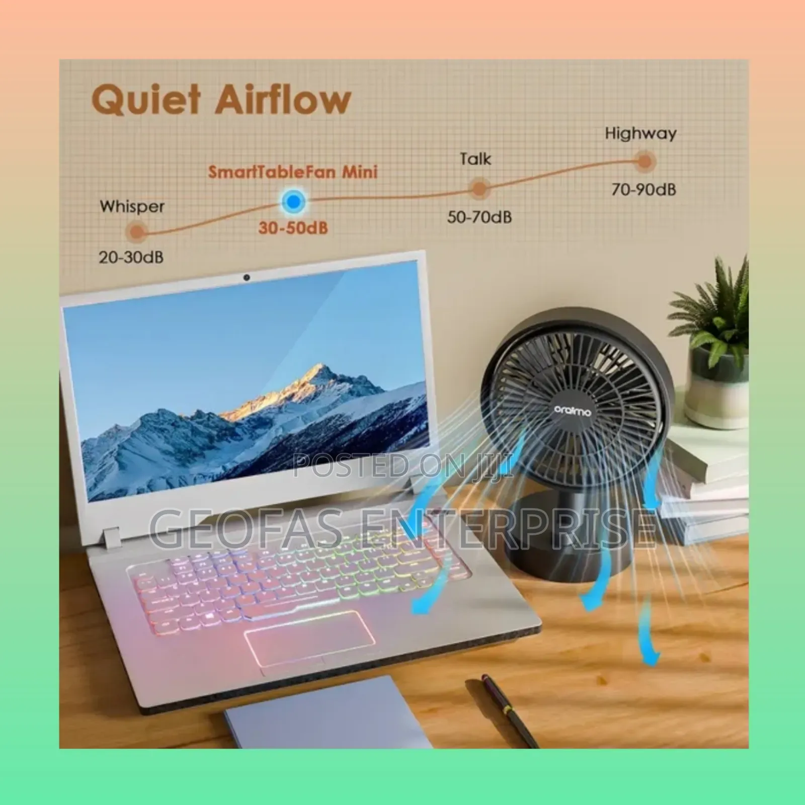 Oraimo Smarttablefan 5W Table Fan