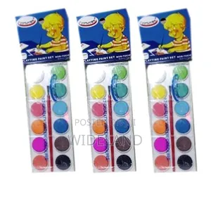 12colours X 3pack Kids Fun Water Colouring and Artist Brush