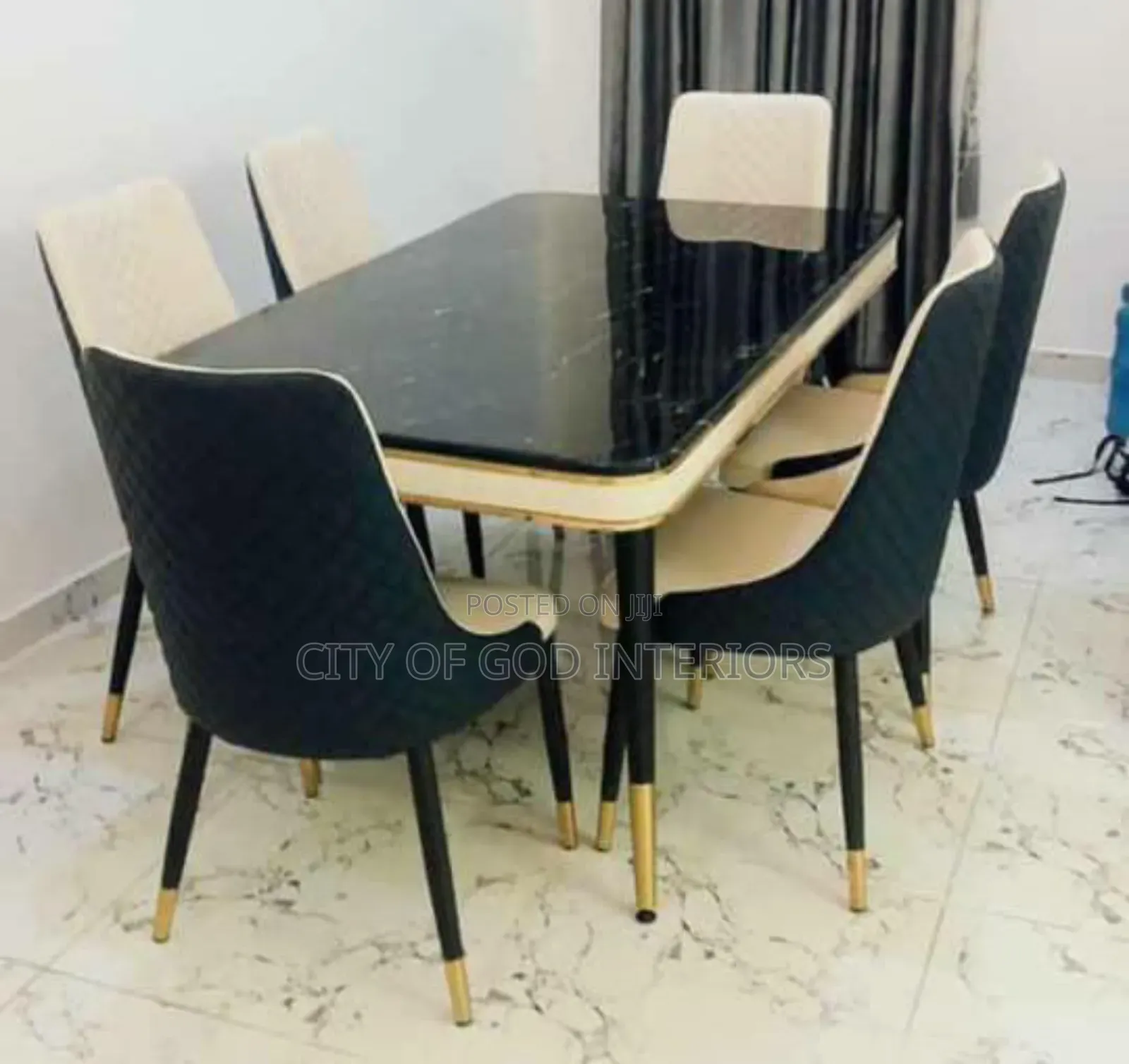 Exclusive Dining Table With Marble Top