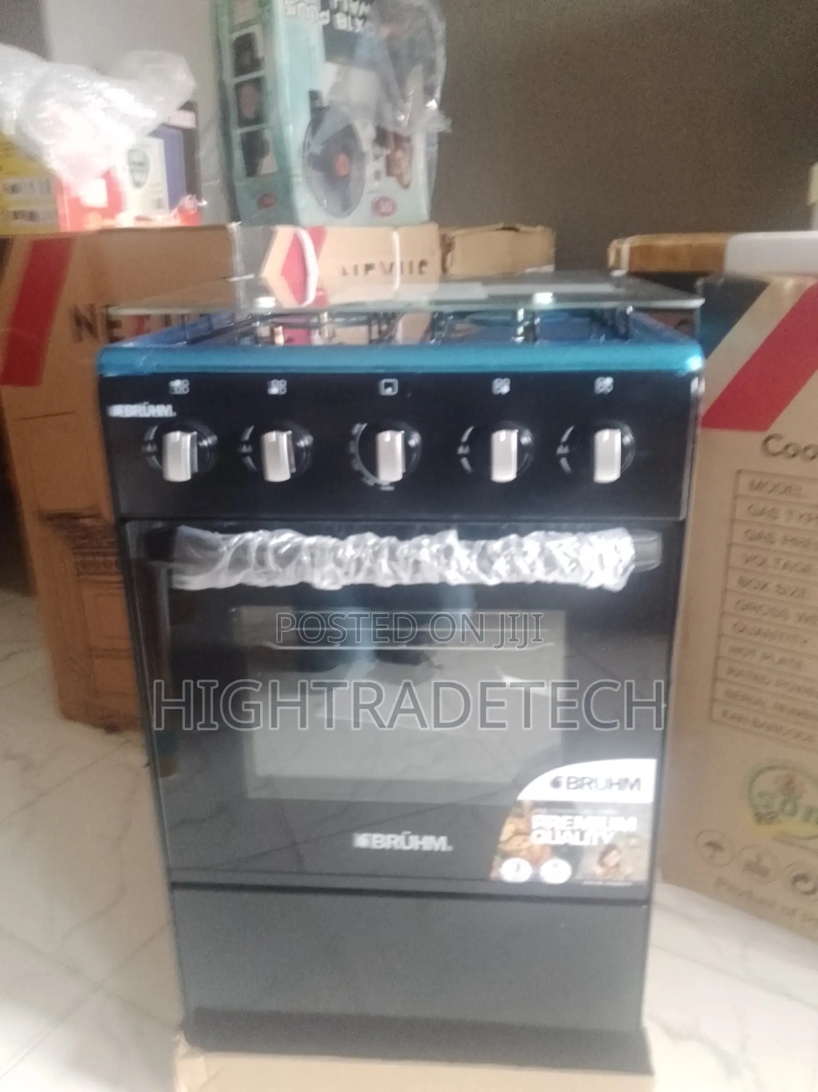 New and Affordable Bruhm Gas Cooker With Adjustable Legs in Yaba