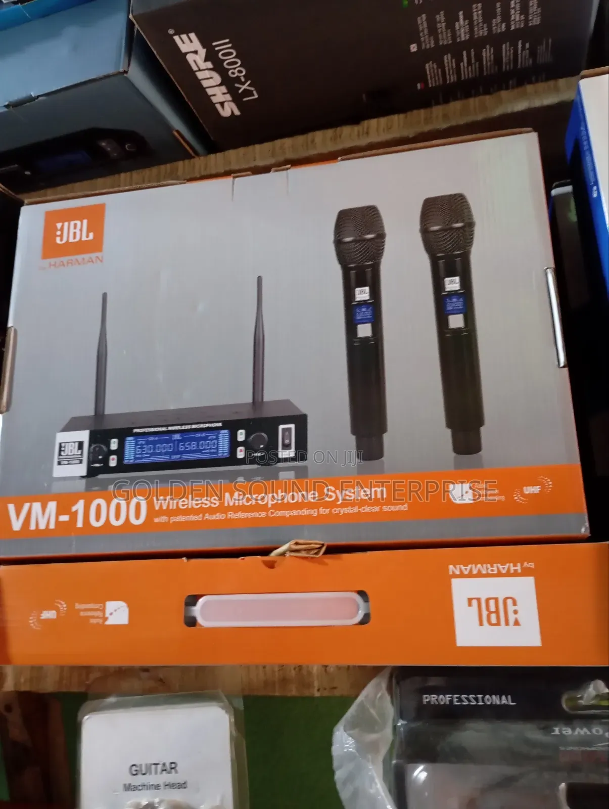 Professional JBL Wireless Double Hand Microphone