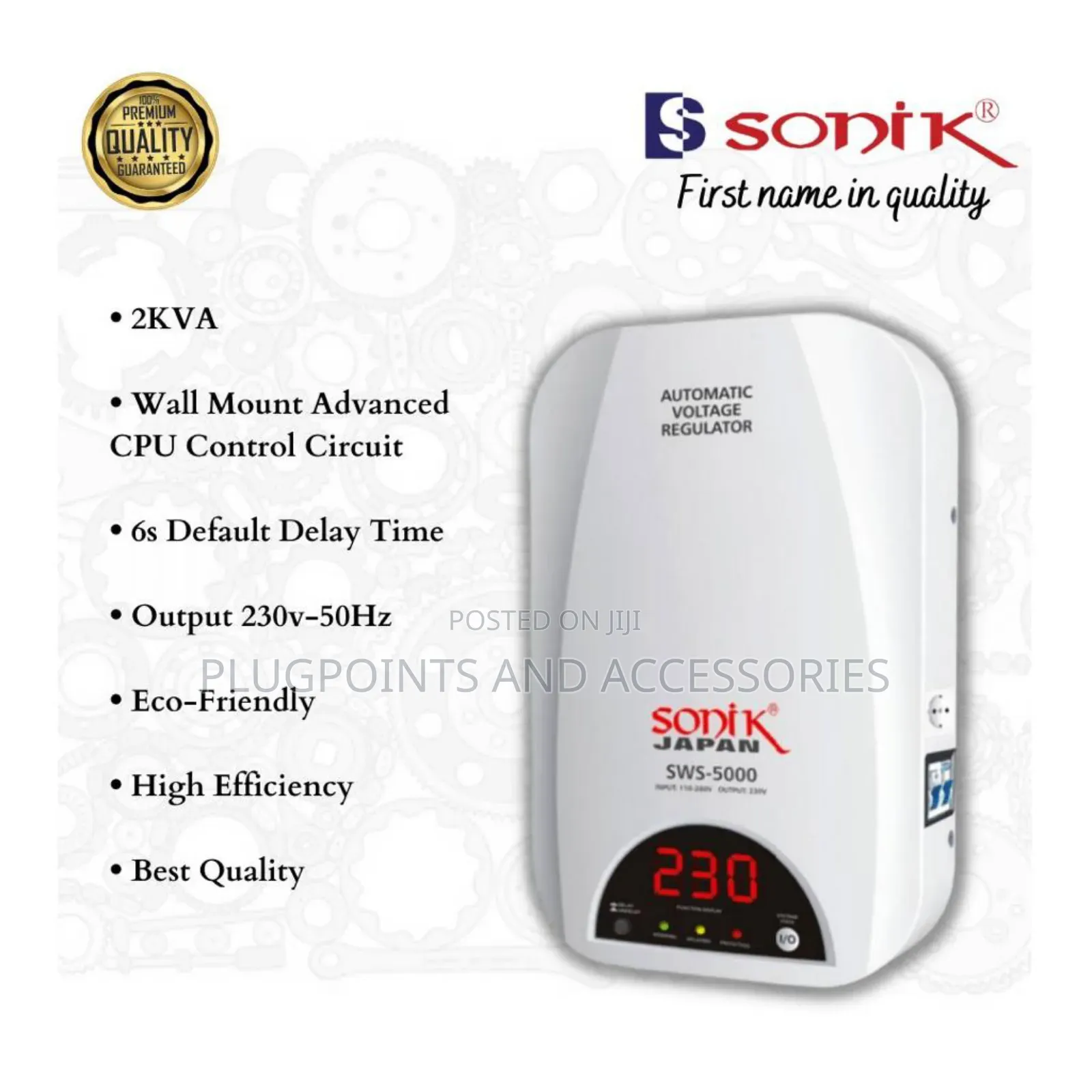 Sonik Japan Wall Mount Stabilizer -5000w