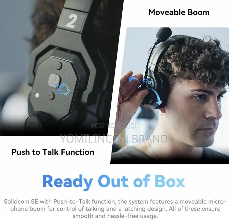 Hollyland Solidcom SE Full Duplex 4-Users ENC Headset