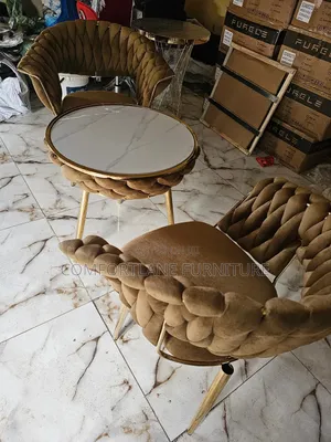 Me and You Fabric Table and Two Seaters