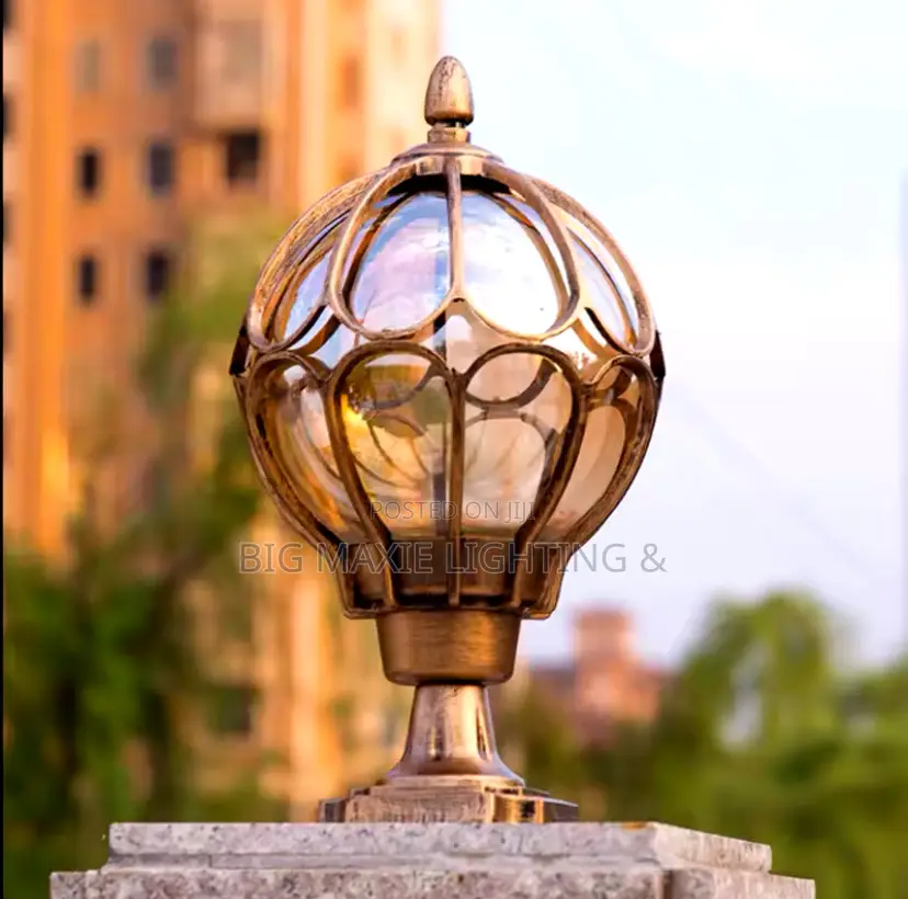 European Outdoor Pillar Lighting