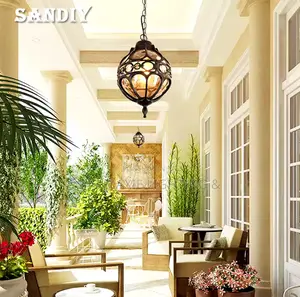 Outdoor Hanging Light Retro Balcony Pendant Lamp
