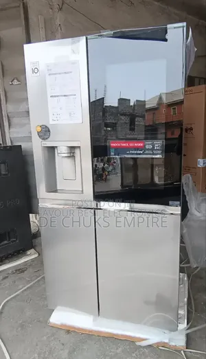 LG Inverter 674L Nok Nok Side by Side Fridge Dispenser Ice