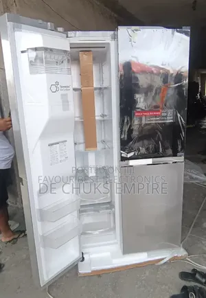 LG Inverter 674L Nok Nok Side by Side Fridge Dispenser Ice