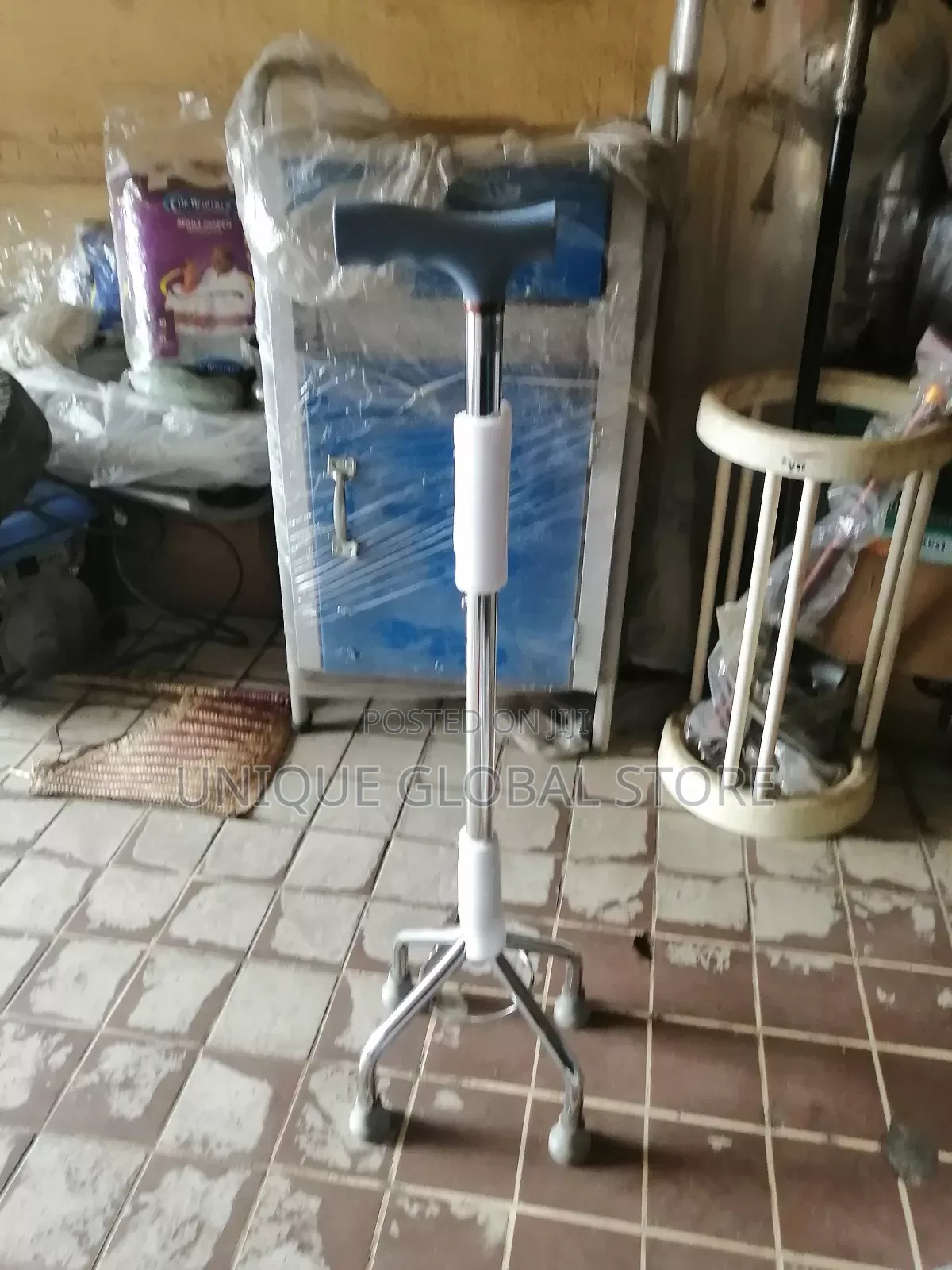 Adjustable Tripod Walking Stick
