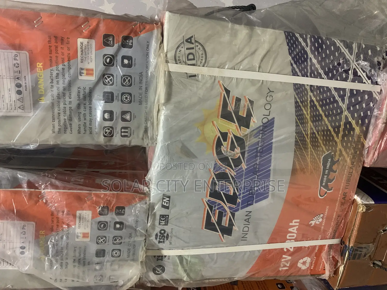 Edge Tubular Battery 230a 12v