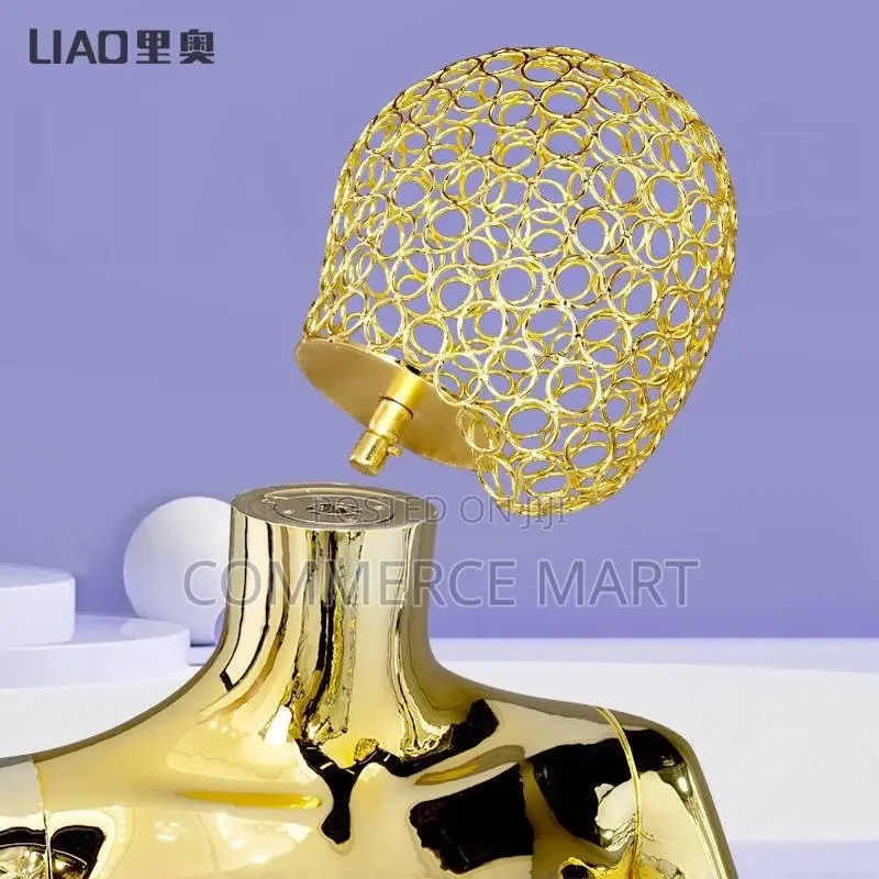Wire Head Chrome Mannequin