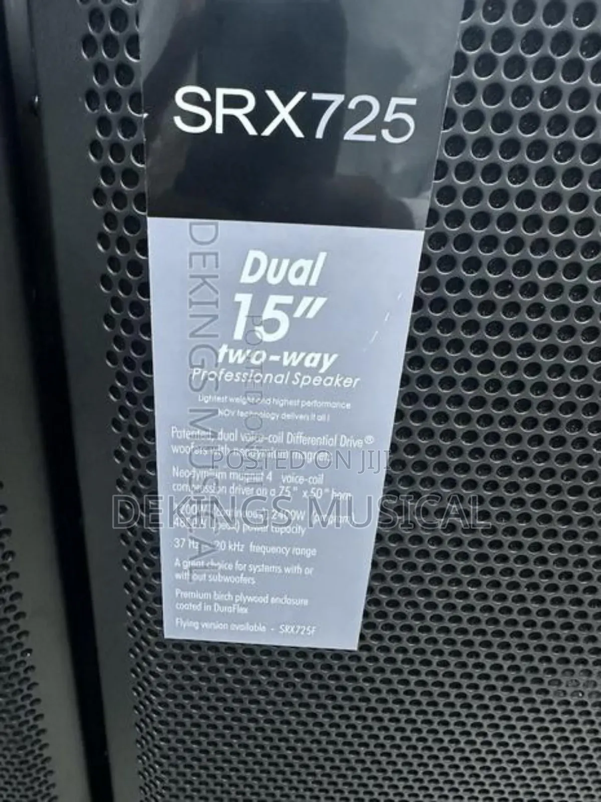 JBL Full Range Dj Outdoor Speaker Pair Srx725