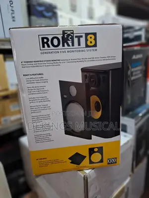 New Rokit 8 G5 Generation 5 Powered Studio Monitor