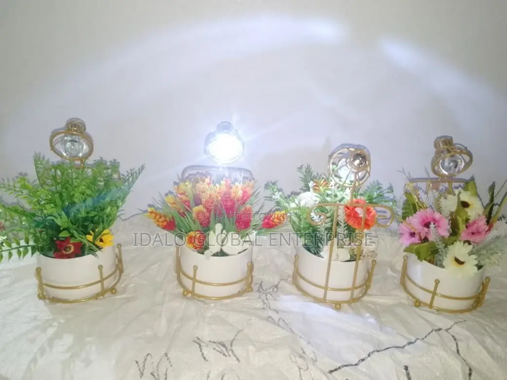 Artificial Flowers With Stand