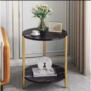 Double Layer Marble Side Stool