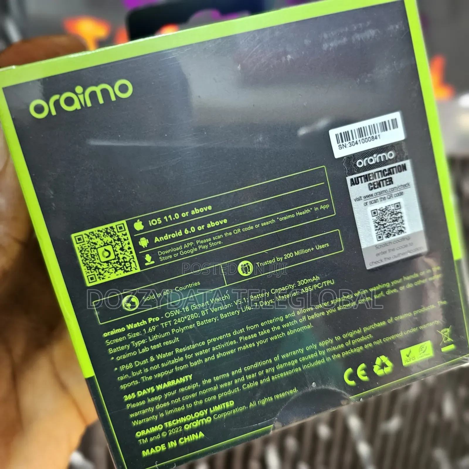 Oraimo OSW-18 Watch Lite Smartwatch
