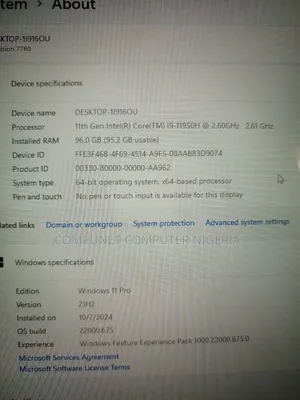 Laptop Dell Precision 7760 96GB Intel Core I9 SSD 1T