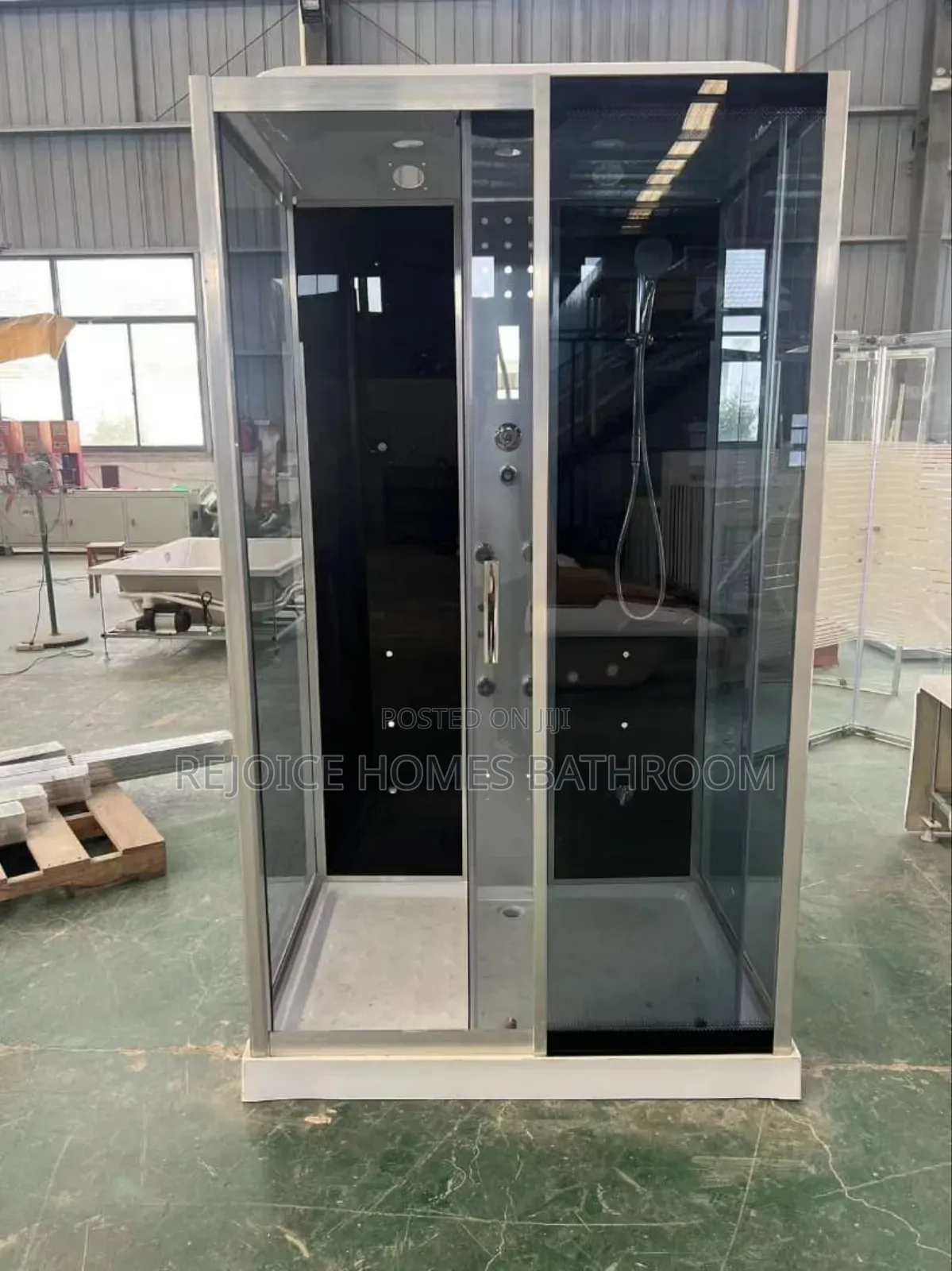 Shower Room Chrome 120 by 90