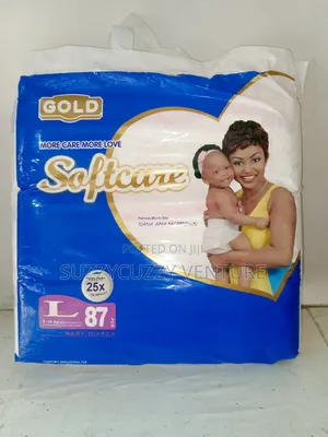 Softcare Baby Diaper Jumbo(Medium)Gold 6-11kg