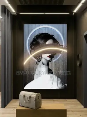 Modern Nordic Wall Art Frame Led Light