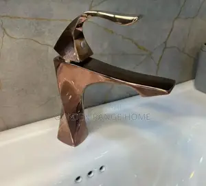 Photo - Basin Mixer Tap (Rose Gold)