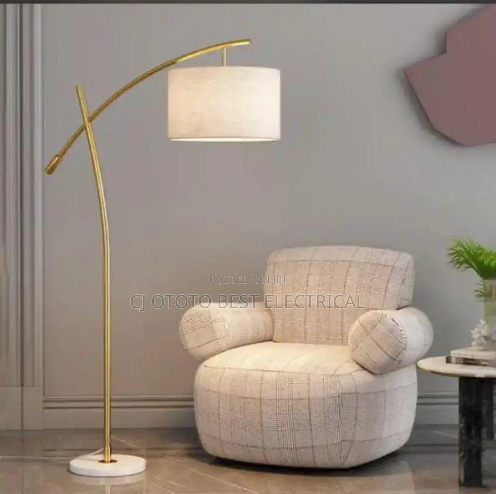 Luxury Standing Lamp Black and Gold Body Available