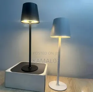 LED Bedside Lamps USB Rechargeable Metal Wireless