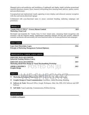 Customer Service Representative/ Brand Manager