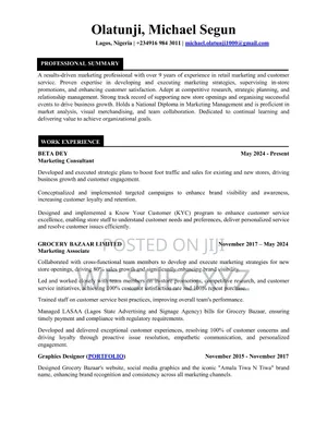 Customer Service Representative/ Brand Manager