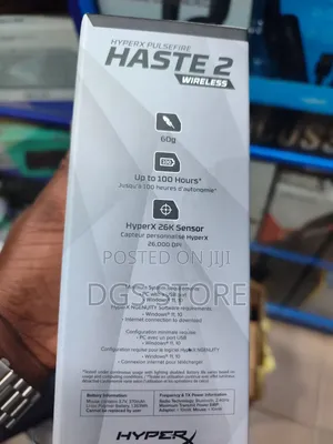 Hyper Haste 2 Wireless Mouse for PC, PS5, PS4, Xbox Series