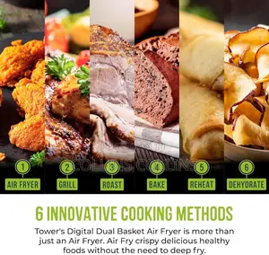 Tower 8.5L Dual Basket Air Fryer
