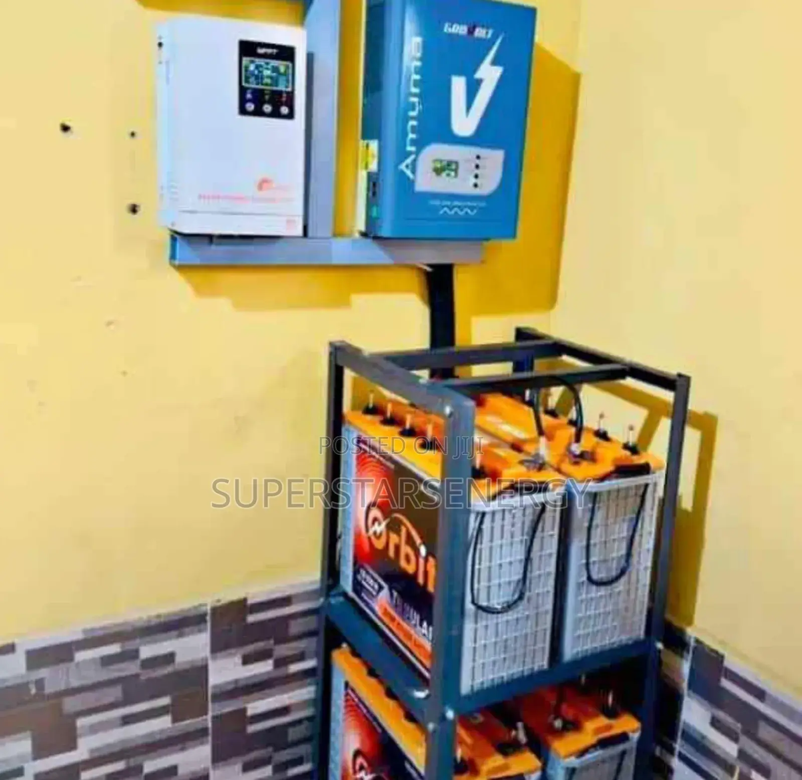 Complete 5kva 4 Batteries Solar Installation