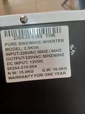 2.5kva 12v Yohako Solar Inverter Pure Sine Wave