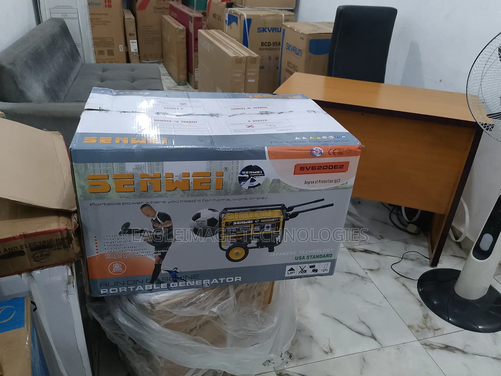 Powerful 4.5kva Senwei Generator Sv6200es