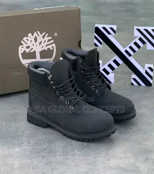 Timberland 6 Inch Premium Waterproof Black Color Boots