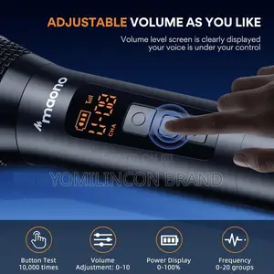 Maono WM760 Wireless Microphone Dual Handheld Microphone