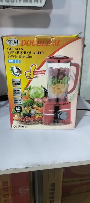 Double -M 1000watt German Quality Superior 2 Cups Blender
