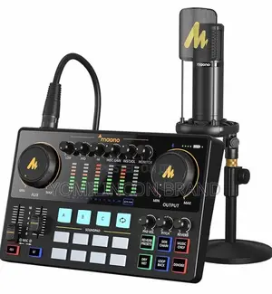 MAONO Podcast Equipment Bundle With Audio Interface, (AME2A)