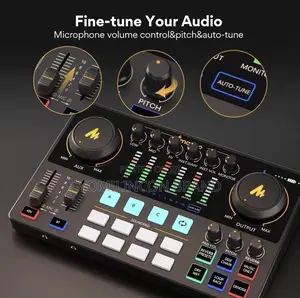 MAONO Podcast Equipment Bundle With Audio Interface, (AME2A)