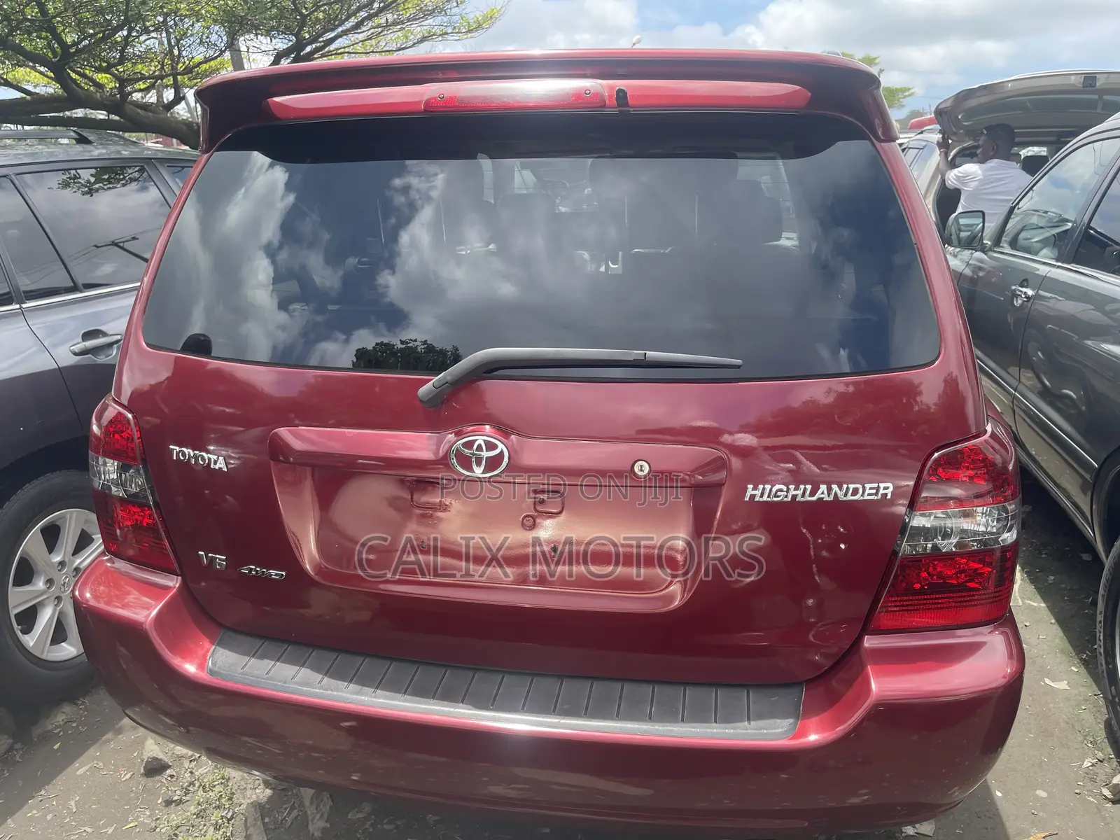Toyota Highlander 2007 Red