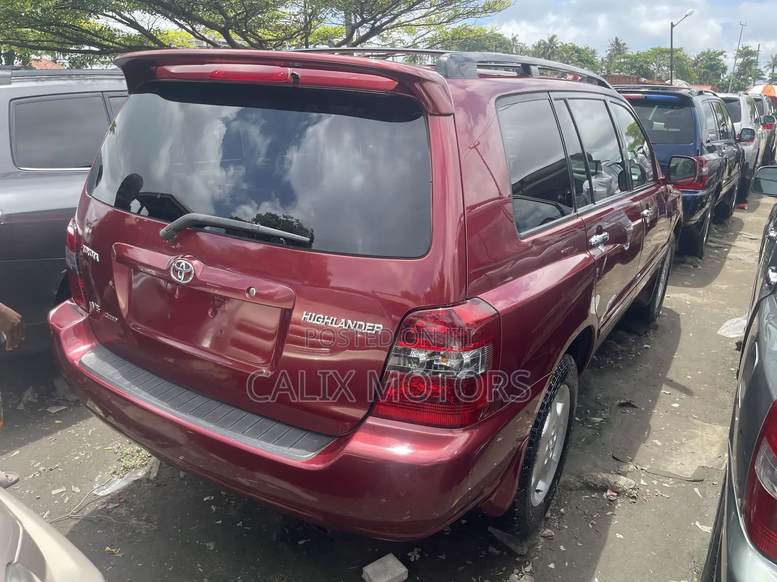 Toyota Highlander 2007 Red